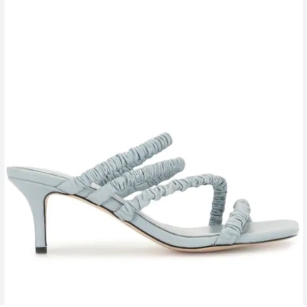 Mara & Mine Theresa Heeled Sandals – Blue | Size 7  New with Box 60155-9 Luxury